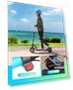 Thumbnail Kids Electric Scooter with LED Display and Adjustable Speed — Electric Vehicles, Gyroor
