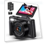 Thumbnail 5K UHD & 75MP Digital Camera with WiFi, 18X Zoom, Flip Screen — Compact Digital Cameras