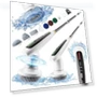 Thumbnail Cordless Electric Spin Scrubber with 8 Replaceable Heads — Brushes, DEPURE