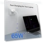 Превью 65W USB C Fast Charger with Cable for MacBook, iPhone, Galaxy — Charging Solutions, Qackenm