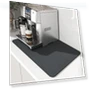 थंबनेल Coffee Mat Hide Stain Rubber Backed Absorbent Dish Drying Mat — Doormats, AMOAMI