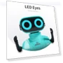 थंबनेल Remote Control Robot Toy with LED Eyes and Dance Moves for Kids — Interactive Figures & Robots, GILOBABY