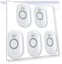 Thumbnail Water Leak Detectors 5 Pack for Home, 100dB Alarm for Basement, Bathroom, Kitchen — Water Leak Detection Systems, METAK