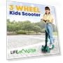 Превью Foldable Seat Kids Scooter with LED Wheel Lights — Push Scooters, Lifemaster