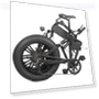 Thumbnail 20 Inch Rubber Vacuum Tire Foldable Electric Bike — Electric Self-Balancing Scooters, Mankeel