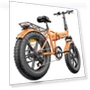 Thumbnail 20-Inch Fat Tires Foldable Electric Bike — Electric Self-Balancing Scooters, ENGWE