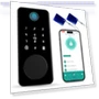 Thumbnail Smart Deadbolt Door Lock with Keypad and Fingerprint — Keyless Entry, biquole