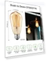 थंबनेल Vintage Amber Glass LED Filament Bulb — Street Lighting, Qualilux