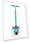 Превью Three Wheeled Lean-to-Steer Scooter with Light-Up Wheels — Push Scooters, Micro