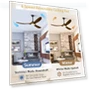 Превью Wood Ceiling Fan with Light — Ceiling Fan Wall Controls, WANGOFUN