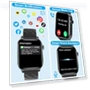 Thumbnail Fitness Tracker Smart Watch — Smartwatches