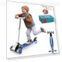 Превью Foldable Three Wheel Lean-to-Steer Scooter for Kids — Electric Vehicles, VUGHIUA