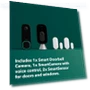 Thumbnail Home Security Bundle with Smart Doorbell Camera, SmartSensor, and SmartCamera — Smart Home Security, ecobee