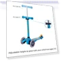 Thumbnail Mini Deluxe Three Wheeled Scooter — Balance Bikes, Micro