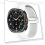 Превью Groove Magnetic Folding Silver Buckle Silicone Watch Band — Smartwatch Straps, Samsung