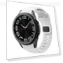 Thumbnail Wave Texture Reverse Buckle Silicone Watch Band — Watch Straps & Bands, Samsung