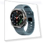 Thumbnail Wave Texture Reverse Buckle Silicone Watch Band — Smartwatch Straps, Samsung