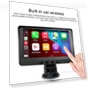 थंबनेल 7-inch Wireless CarPlay Car Navigator with Dual Camera — Car Accessories & Gadgets