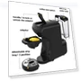 Превью Coffee Machine 19 Bar 3in1 Multiple Cafetera Pod Coffee Maker — Single-Cup Coffee Makers, KZ