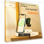 थंबनेल Three-in-One Wireless Charger with Multi-Function Clock — Chargers