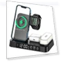 थंबनेल Three-in-One Wireless Charger with Multi-Function Clock — Chargers