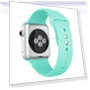 Thumbnail Double Rivets Silicone Watch Band — Smartwatch Straps