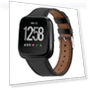 Превью Leather Watch Band with Round Tail Buckle — Watch Straps & Bands, Fitbit