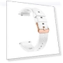Превью Solid Color Rose Gold Buckle Silicone Watch Band — Girls' Watch Straps, Huawei