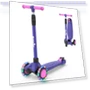 Thumbnail LED Lighted Wheels Kids Scooter with Adjustable Handlebars — Balance Bikes, EVLIQUIL