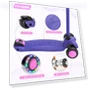 Thumbnail LED Lighted Wheels Kids Scooter with Adjustable Handlebars — Balance Bikes, EVLIQUIL