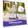 Thumbnail LED Lighted Wheels Kids Scooter with Adjustable Handlebars — Balance Bikes, EVLIQUIL
