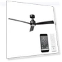 Thumbnail Smart Home Ceiling Fan with LED Light Kit — Ceiling Fan Wall Controls, WAC Lighting