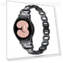 Metal Head Oval Diamond Stainless Steel Watch Band — Watch Accessories, Samsung