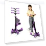 Превью Foldable Seat Kids Scooter with LED Wheel Lights — Push Scooters, Lifemaster