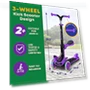 Превью Foldable Seat Kids Scooter with LED Wheel Lights — Push Scooters, Lifemaster
