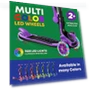 Превью Foldable Seat Kids Scooter with LED Wheel Lights — Push Scooters, Lifemaster
