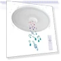 थंबनेल Smart Waterproof LED Flush Mount Ceiling Light Fixture with Bluetooth Speaker — Overhead Lighting, ASALL