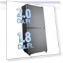 Thumbnail Fridge with Bottom Freezer and Drawer — Mini Fridges, Anypro