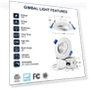 Thumbnail 3 Inch Gimbal LED Recessed Light — Kits, Sublimation