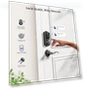 Thumbnail Fingerprint Smart Lock with 2 Lever Handles — Deadbolts, Veise