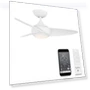 Thumbnail 3-Blade Smart Home Ceiling Fan with LED Light Kit — Ceiling Fans, WAC Lighting