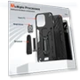 थंबनेल Shockproof Holder Phone Case for Tecno Spark 20C / Infinix Smart 8 — Phone Accessories