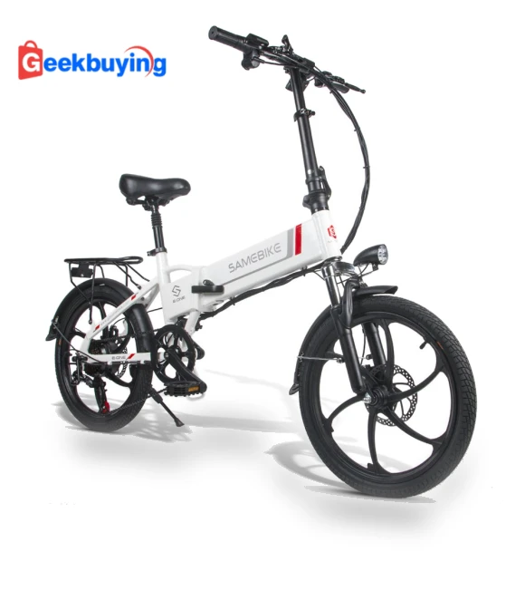 20 Inch Portable Folding Electric Bike 10Ah Battery Shimano 7 speed Smart Moped Bicycle — Compact Cycling Solutions, SAMEBIKE