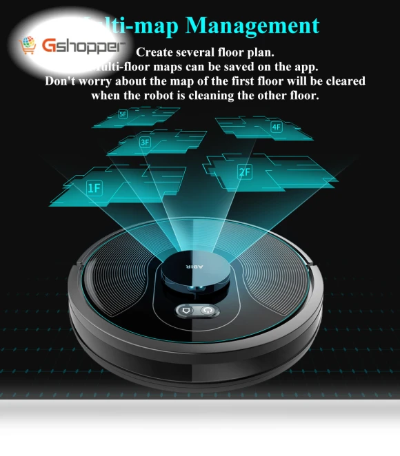 Laser Robot Vacuum with Multi-Floor Mapping, Zone & Area Cleaning — Smart Cleaning Robots, ABIR