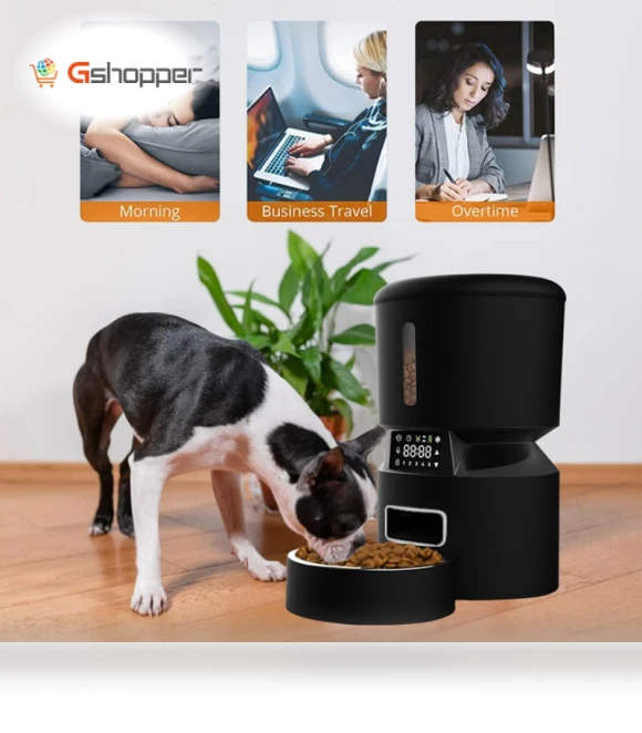 Smart Timed Auto Pet Feeder for Dogs and Cats — Automatic Feeders, Tuya