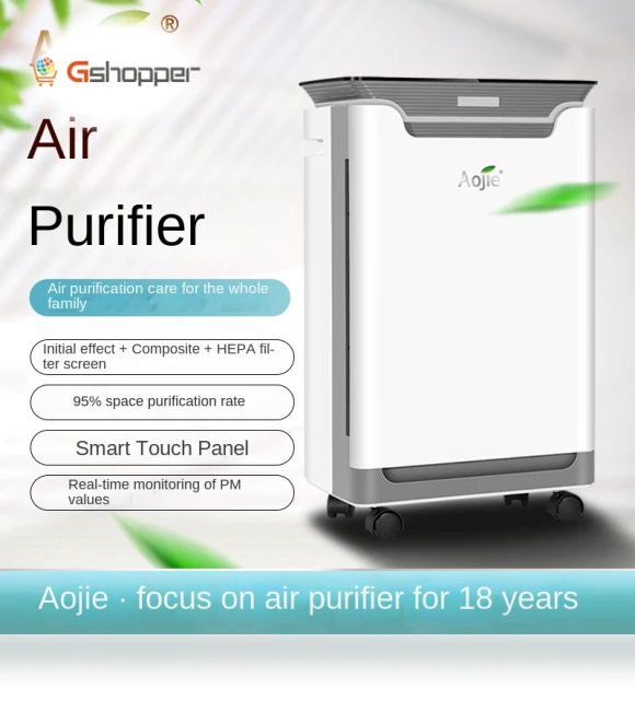 Compact Micro-Intelligent Removable Air Multi-Filter Air Purifier — Portable Air Purifiers, AoJ