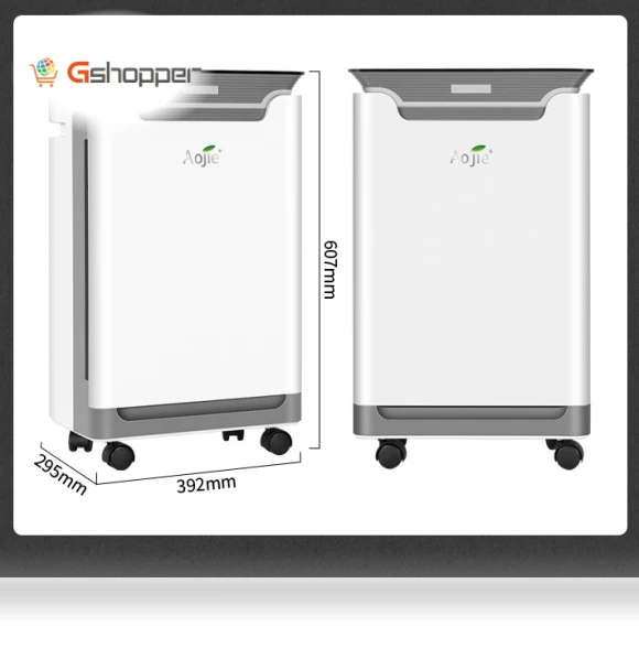 Compact Micro-Intelligent Removable Air Multi-Filter Air Purifier — Portable Air Purifiers, AoJ