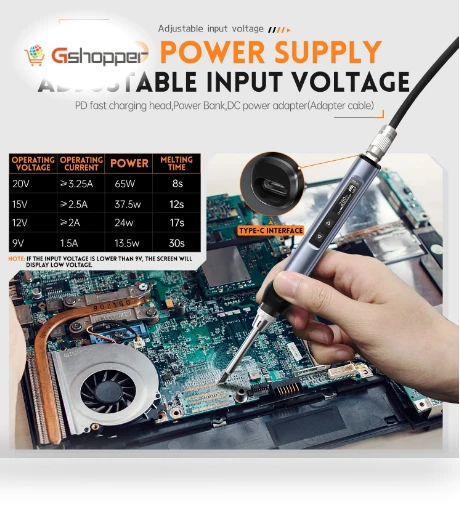 Digital Display Constant Temperature Soldering Iron — Soldering Tools, FNIRSI