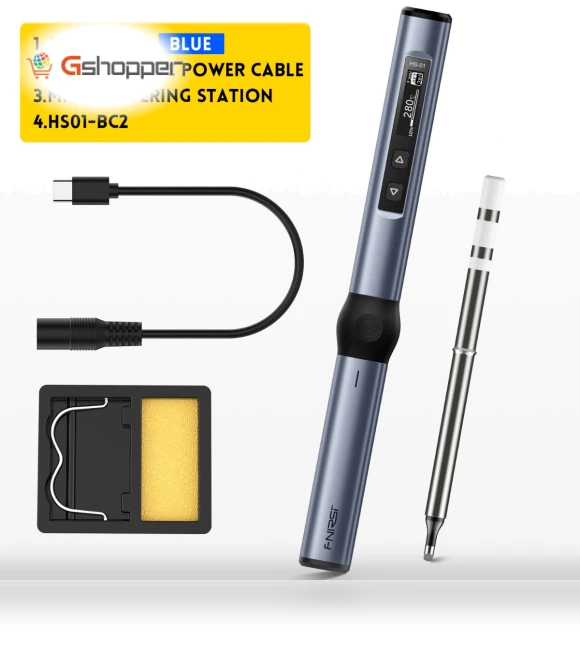 Digital Display Constant Temperature Soldering Iron — Soldering Tools, FNIRSI