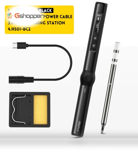 Digital Display Constant Temperature Soldering Iron — Soldering Tools, FNIRSI